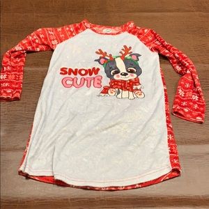 Girls soft winter jammies
